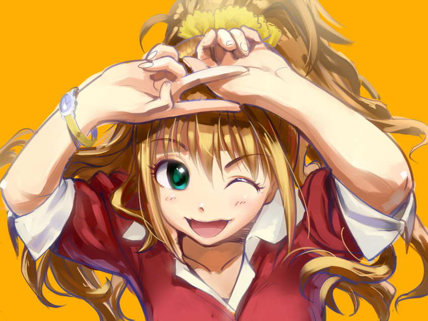 hino akane (idolmaster and 1 more) drawn by andou_shuki