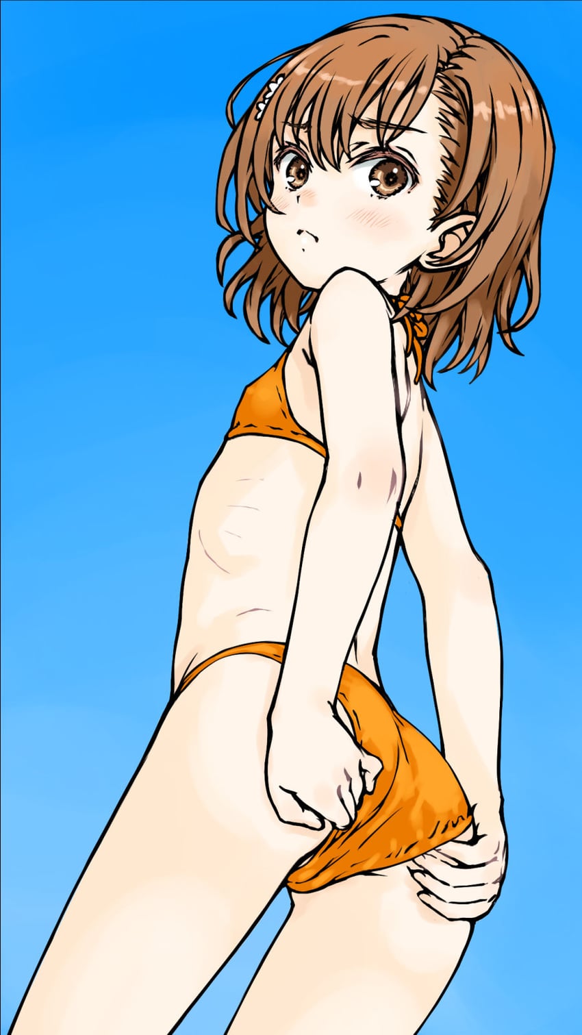 misaka mikoto (toaru majutsu no index and 1 more) drawn by focke_wulf