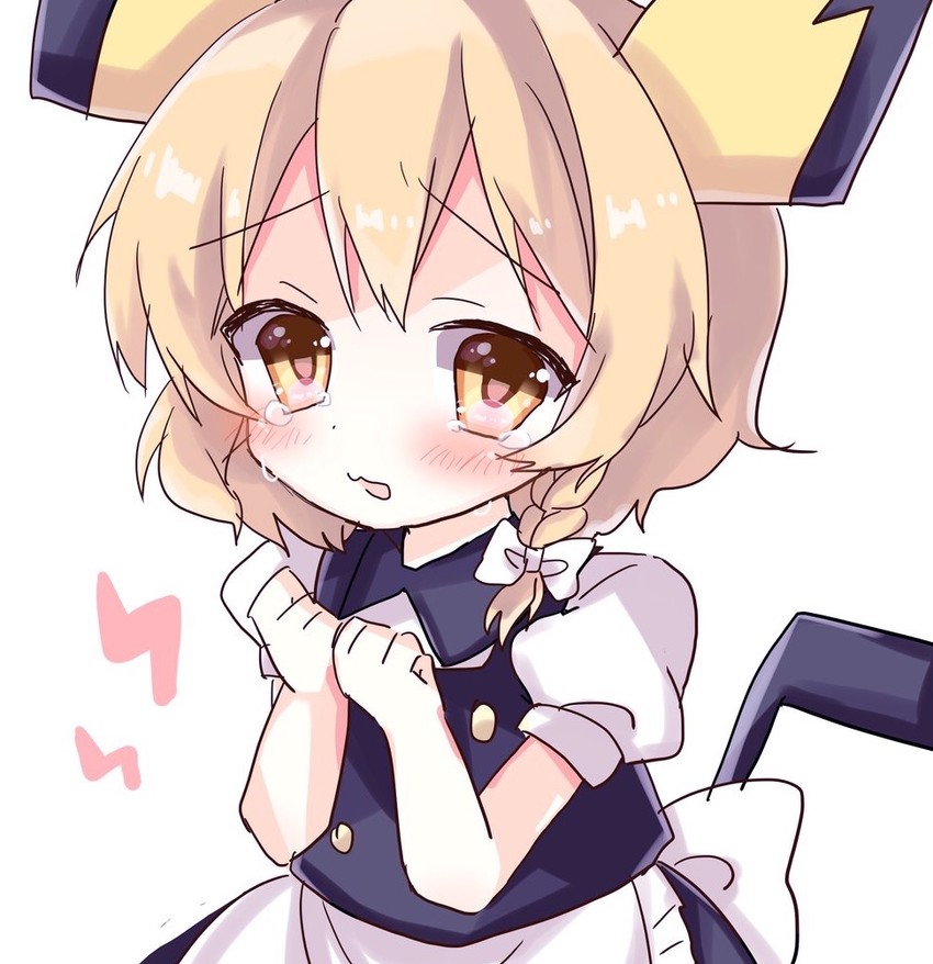 kirisame marisa and pichu (touhou and 1 more) drawn by yorurumo