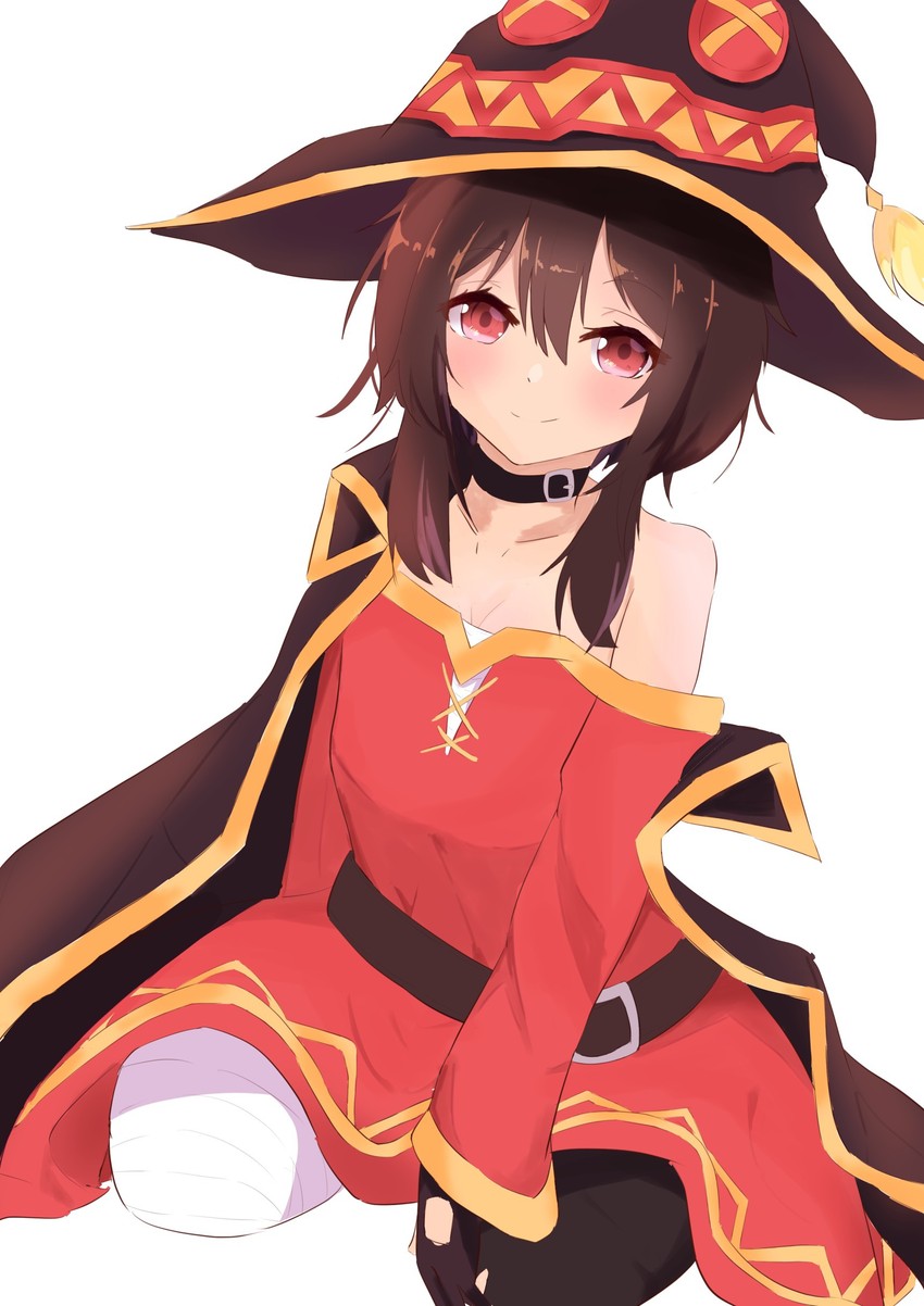 megumin (kono subarashii sekai ni shukufuku wo!) drawn by hamachi_maru