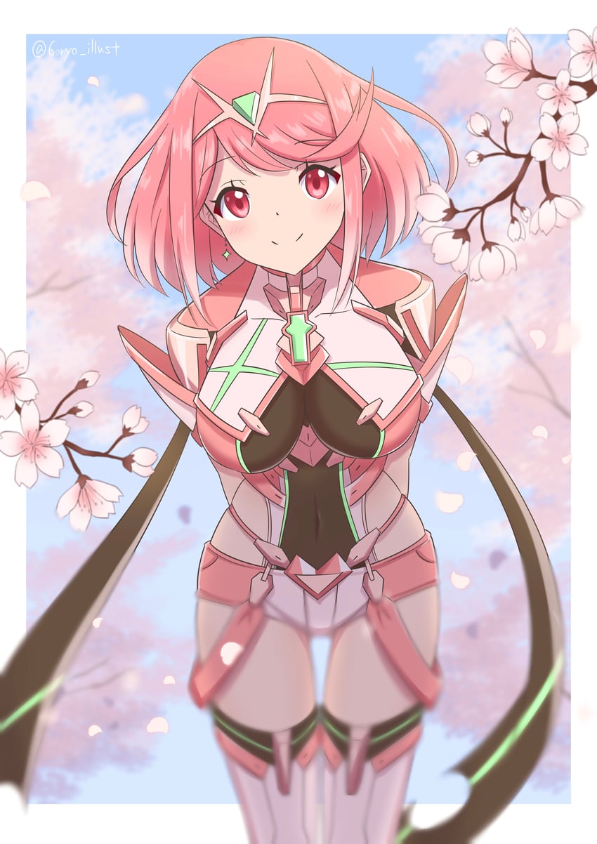 pyra (xenoblade chronicles and 1 more) drawn by ryochan96154