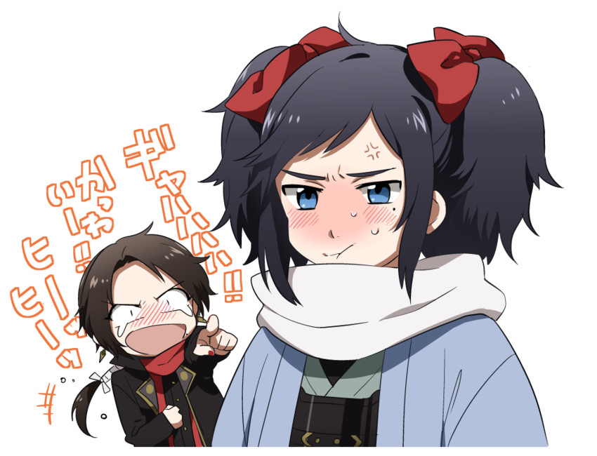 kashuu kiyomitsu and yamato-no-kami yasusada (touken ranbu) drawn by natsuo_(720ge)