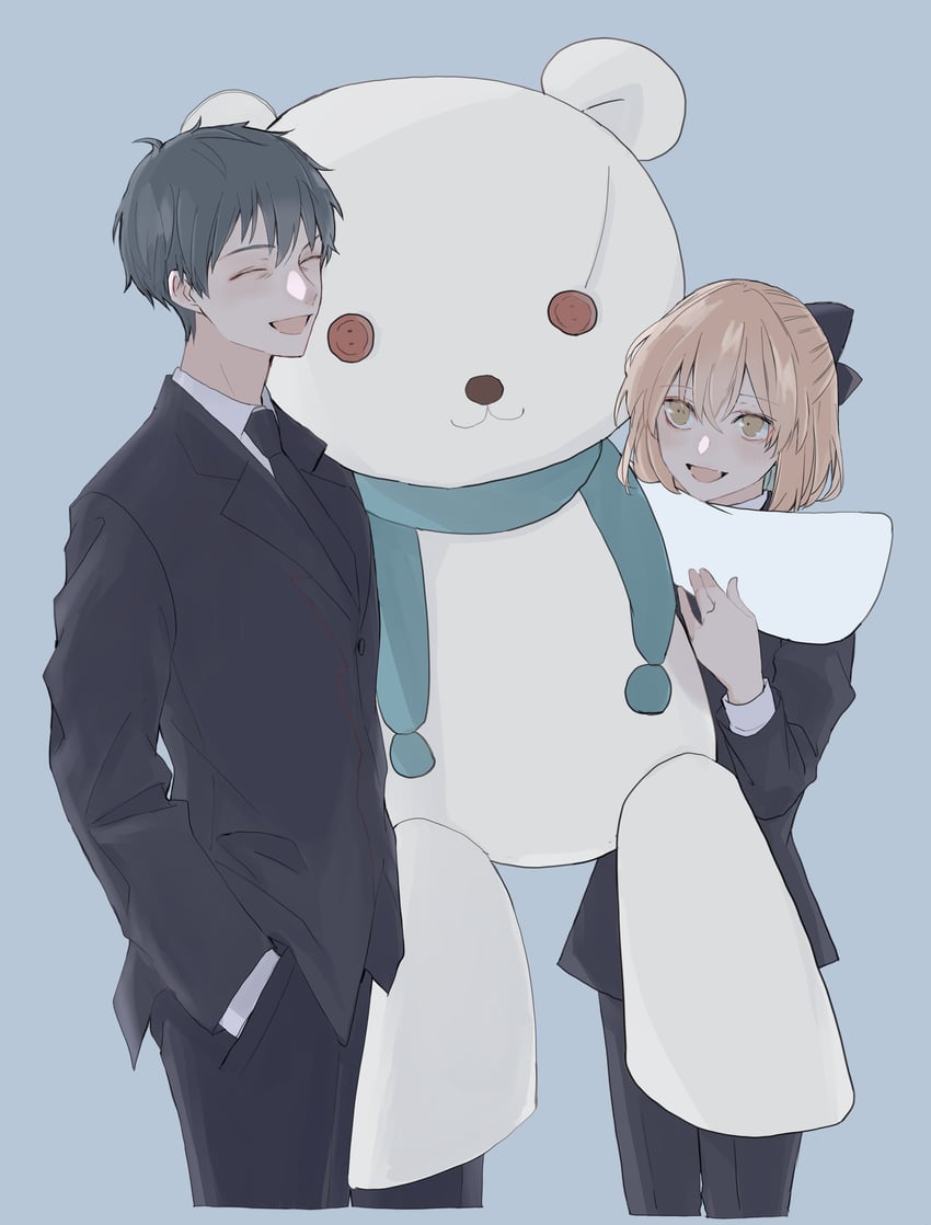 okita souji and saitou hajime (fate and 2 more) drawn by mizuno_(bbzzzzzzbb)