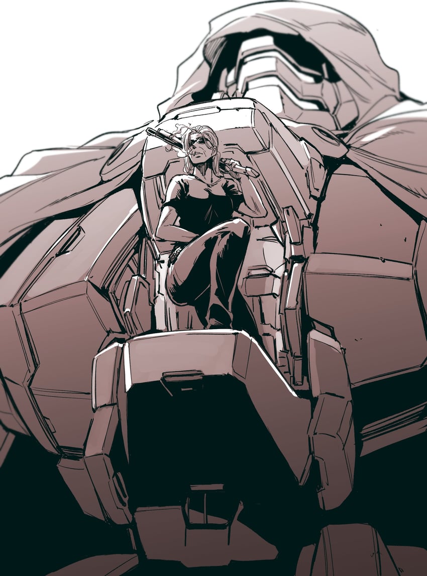 diva duo and dahlia (original and 1 more) drawn by kato_takuji