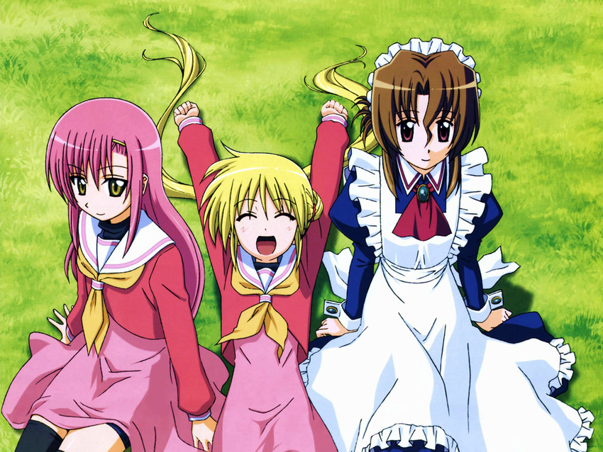 katsura hinagiku, sanzen'in nagi, and maria (hayate no gotoku!)