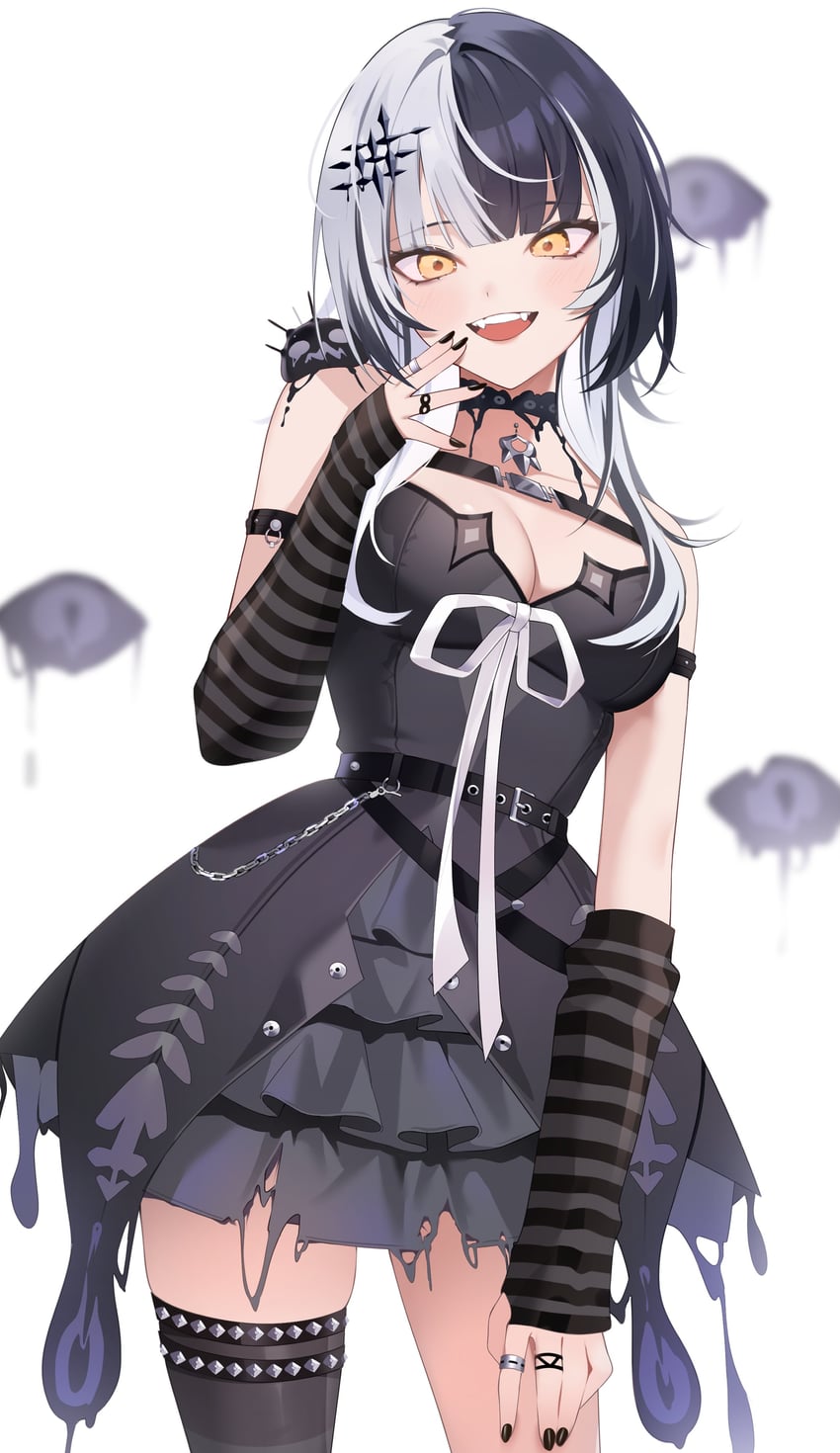 shiori novella and yorick (hololive and 1 more) drawn by eevyart