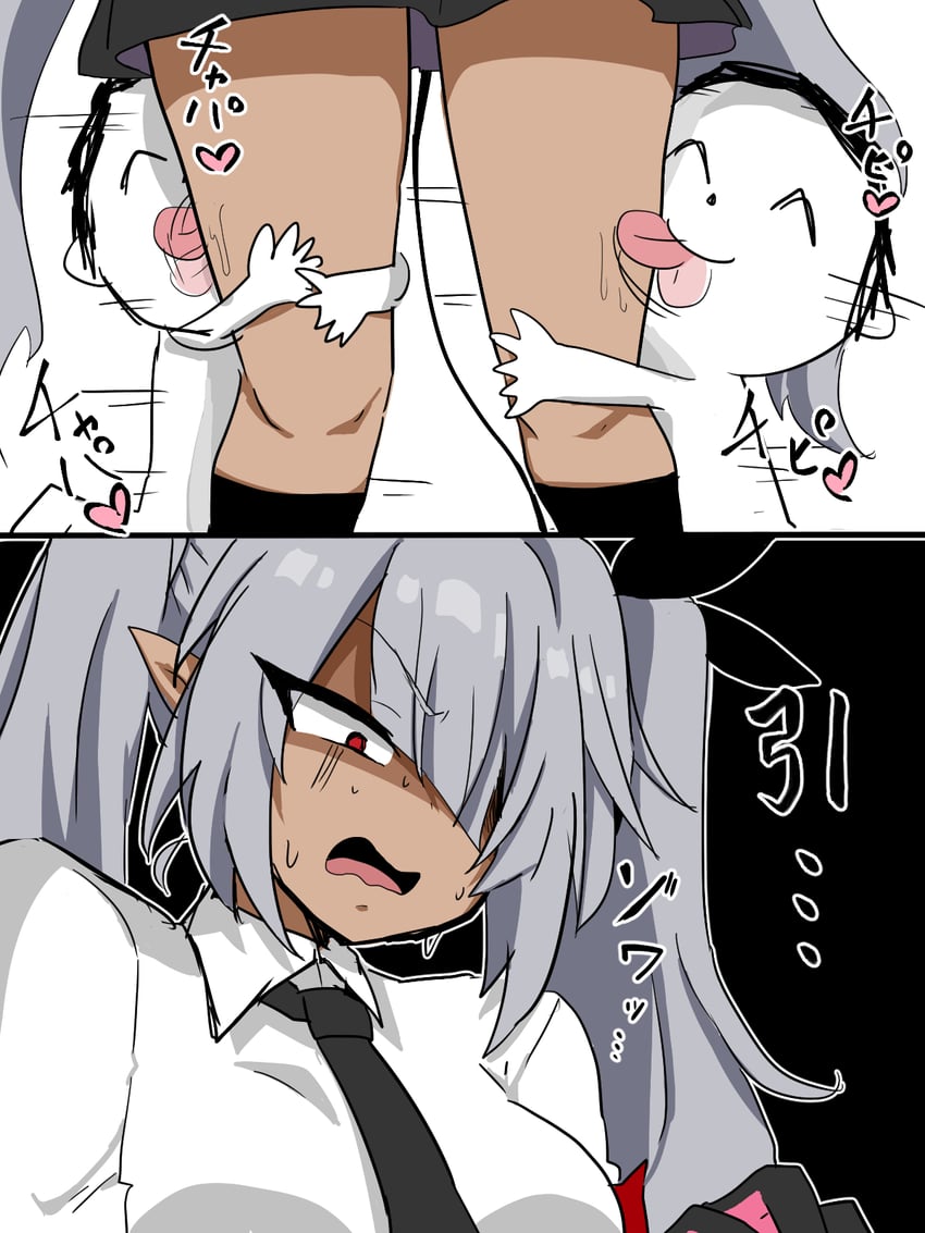 sensei, doodle sensei, and iori (blue archive) drawn by noripote_(noripote831)