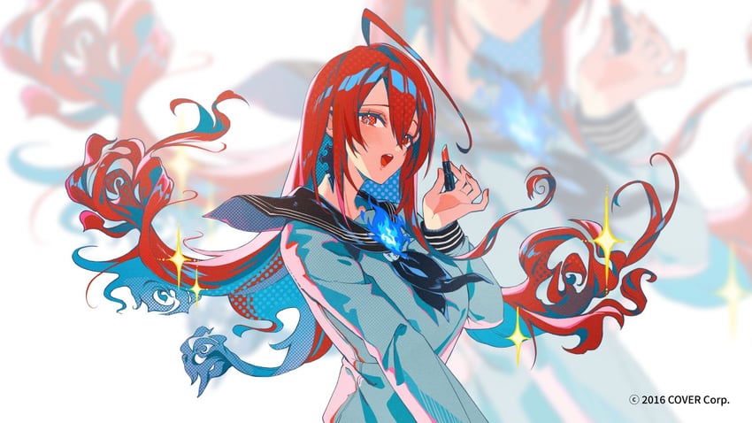elizabeth rose bloodflame (hololive and 3 more) drawn by happyongdal