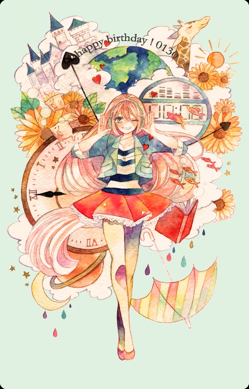 megurine luka (vocaloid and 1 more) drawn by eko_(ecology)