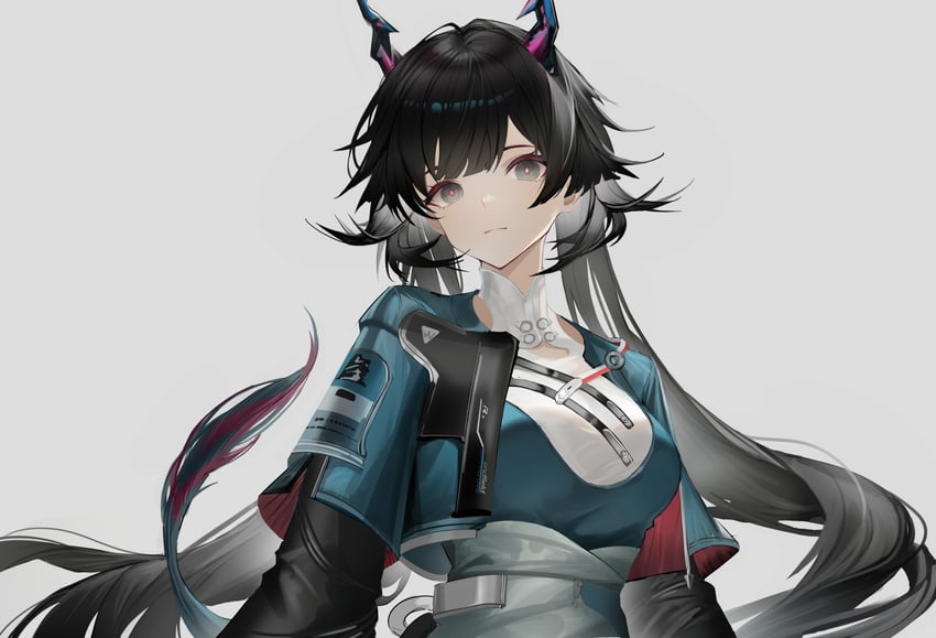 chen qianyu (arknights and 1 more) drawn by ligod
