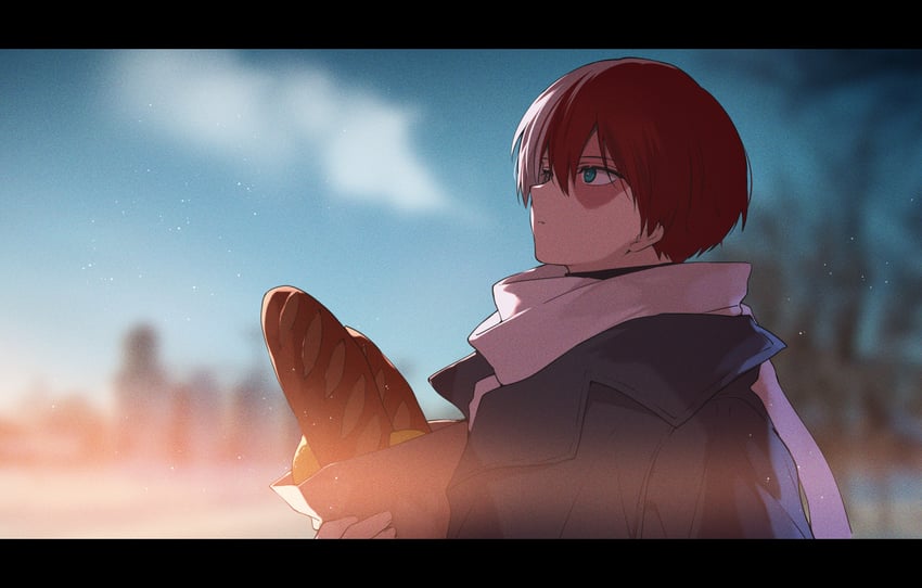 todoroki shoto (boku no hero academia) drawn by necomi