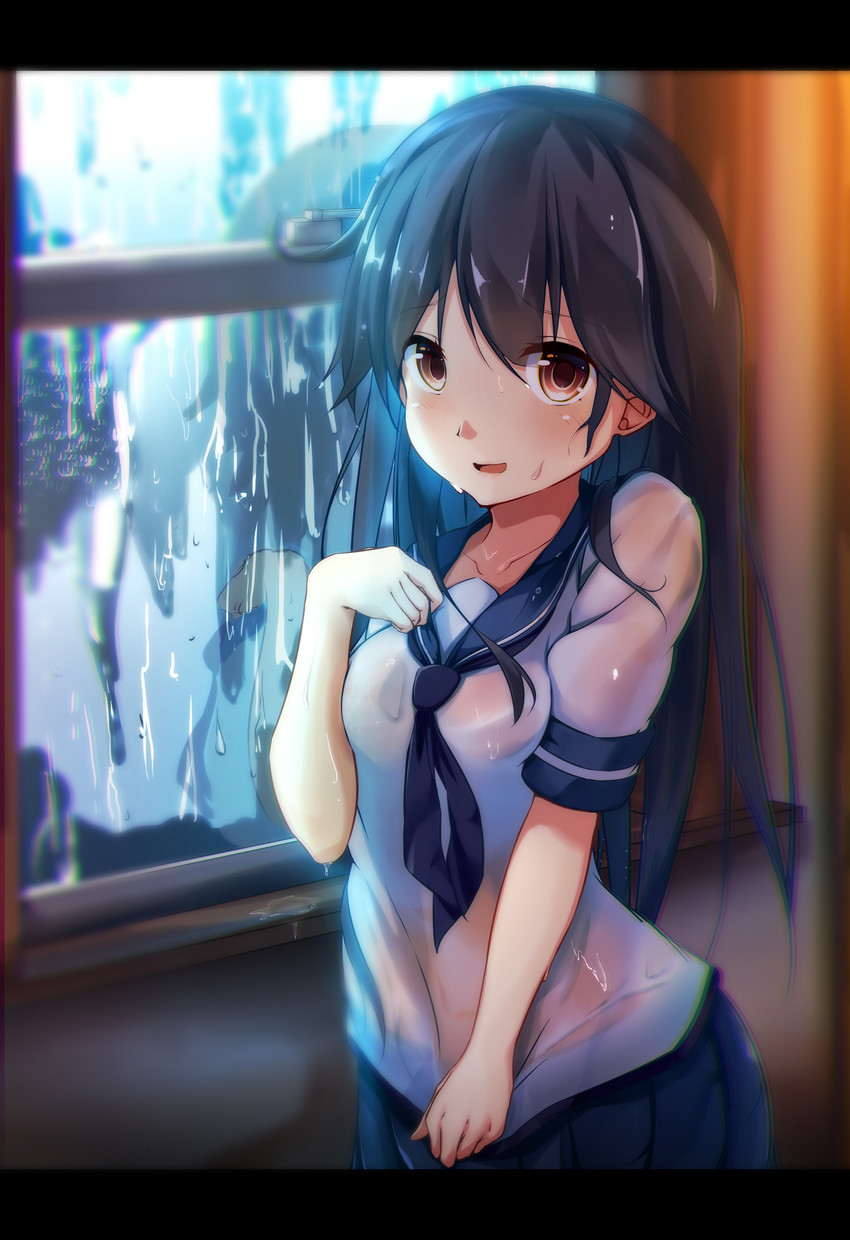 ushio (kantai collection) drawn by ryuuguu_yassuu
