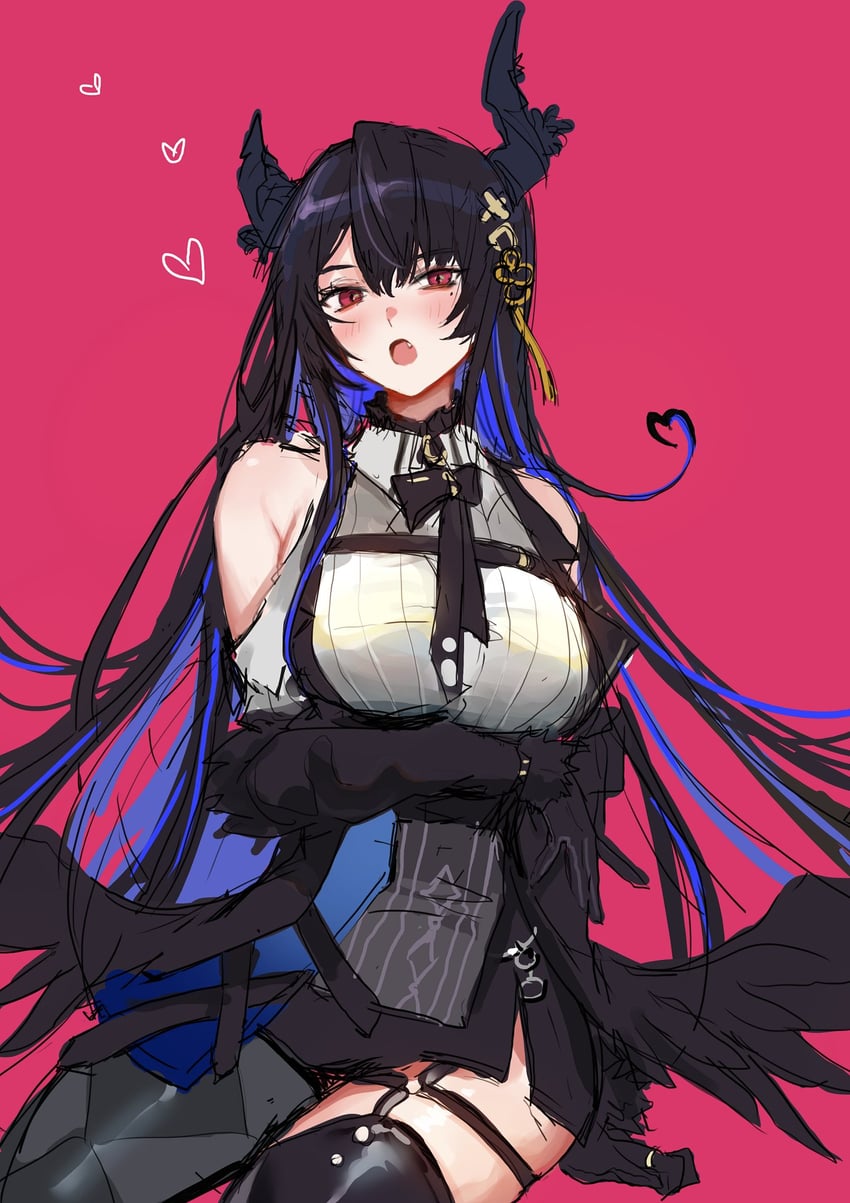 nerissa ravencroft (hololive and 1 more) drawn by rugi_rugi