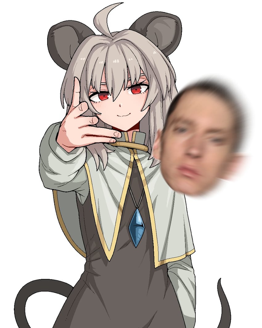 nazrin and eminem (touhou and 1 more) drawn by formicid