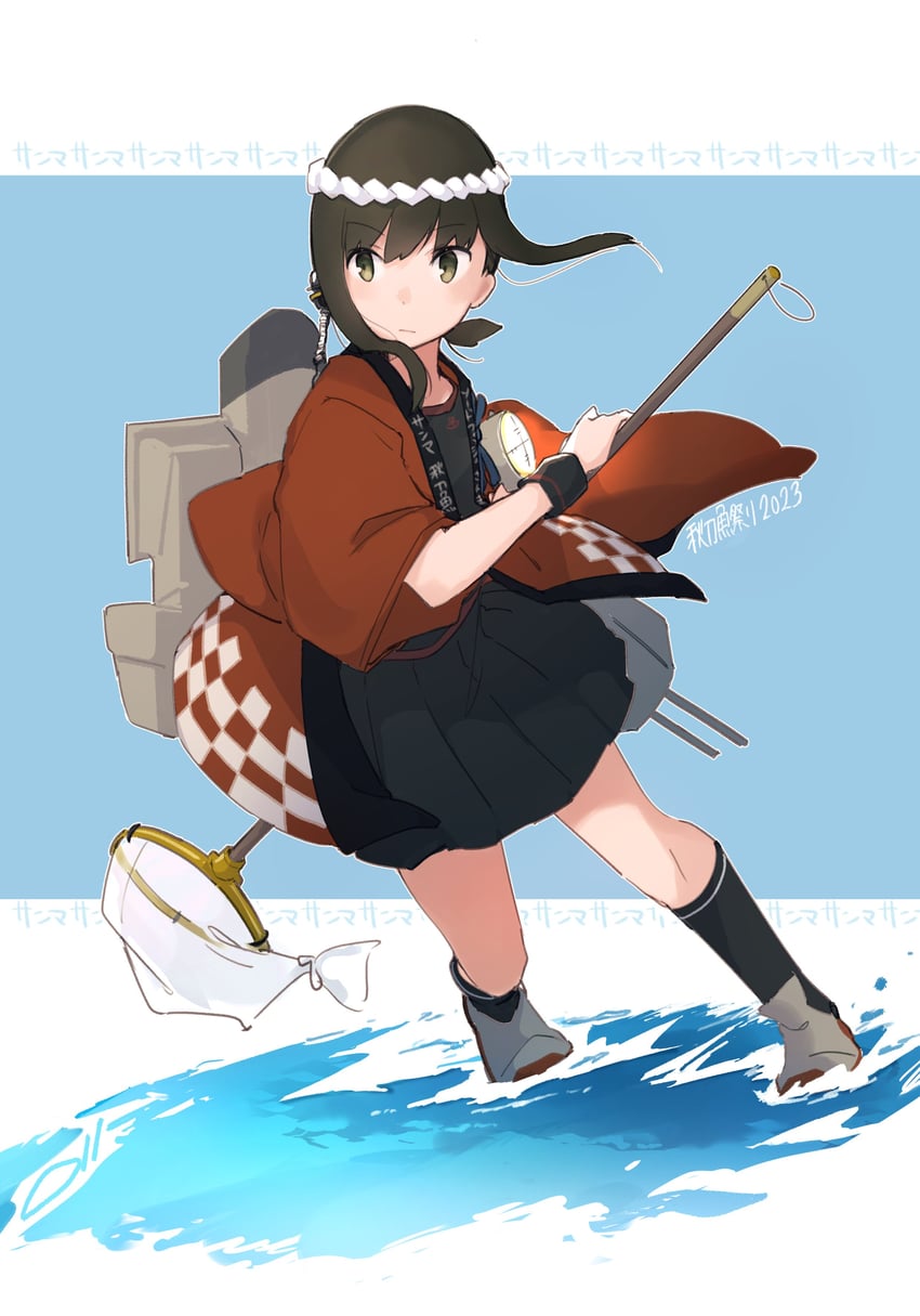 fubuki kai ni and fubuki (kantai collection) drawn by ma_rukan