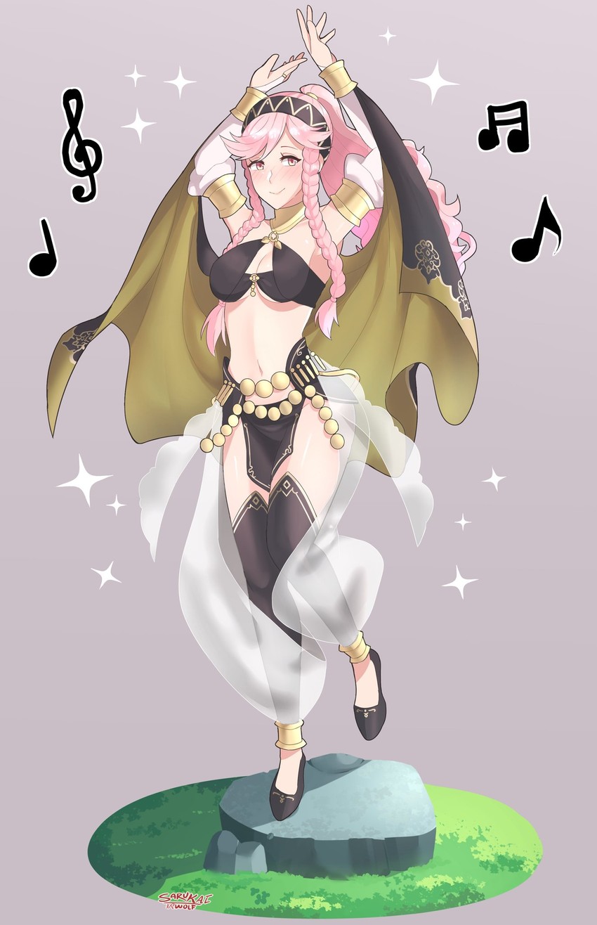 olivia (fire emblem and 2 more) drawn by sarukaiwolf