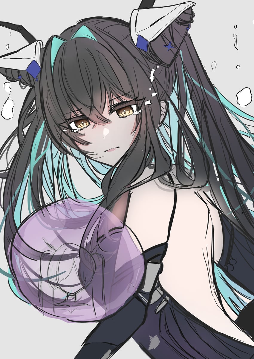 cinderella and little mermaid (goddess of victory: nikke) drawn by kyomu_nori
