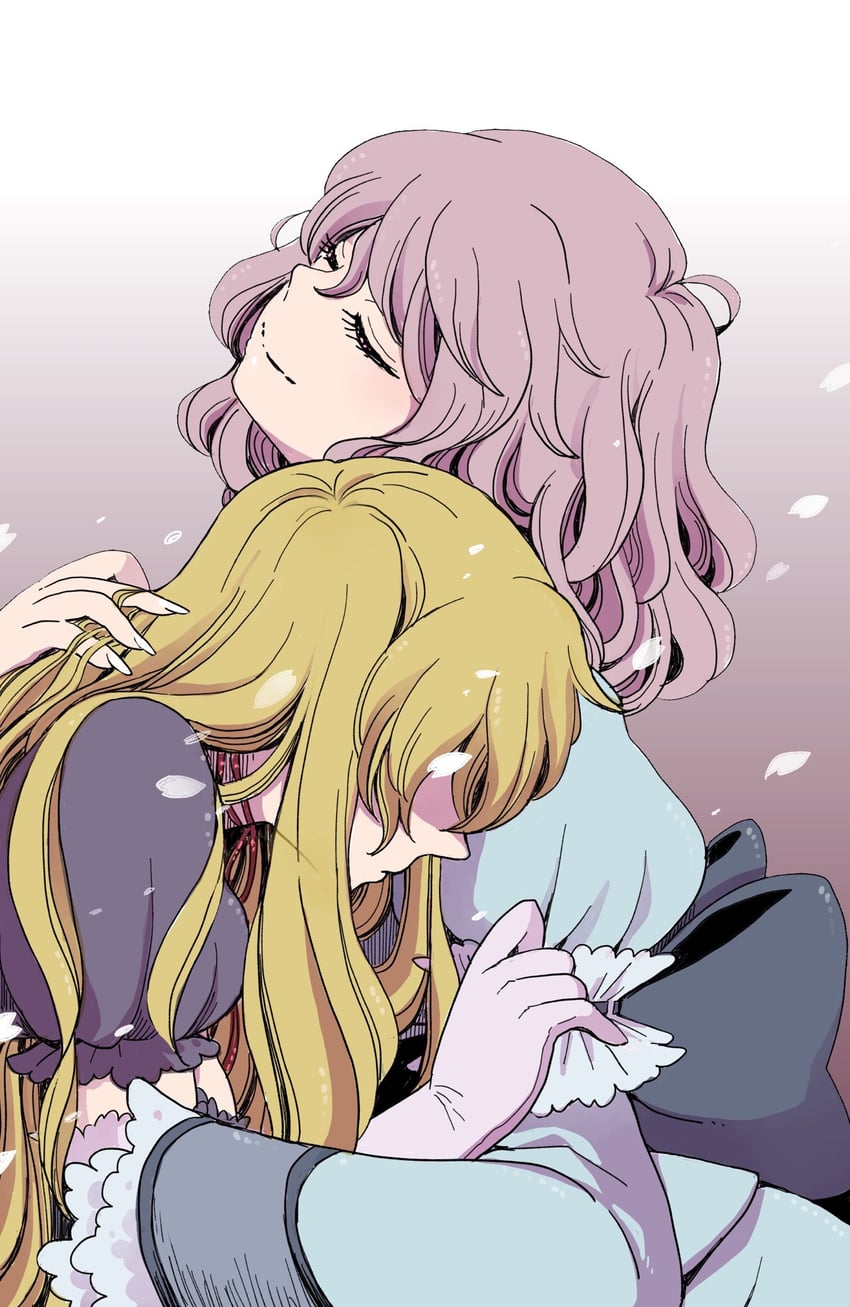 yakumo yukari and saigyouji yuyuko (touhou) drawn by mashuu_masaki