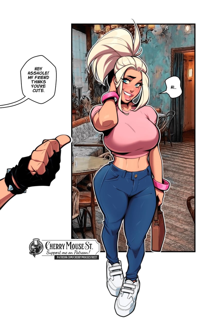 chloe swanson (original) drawn by cherrymousestreet