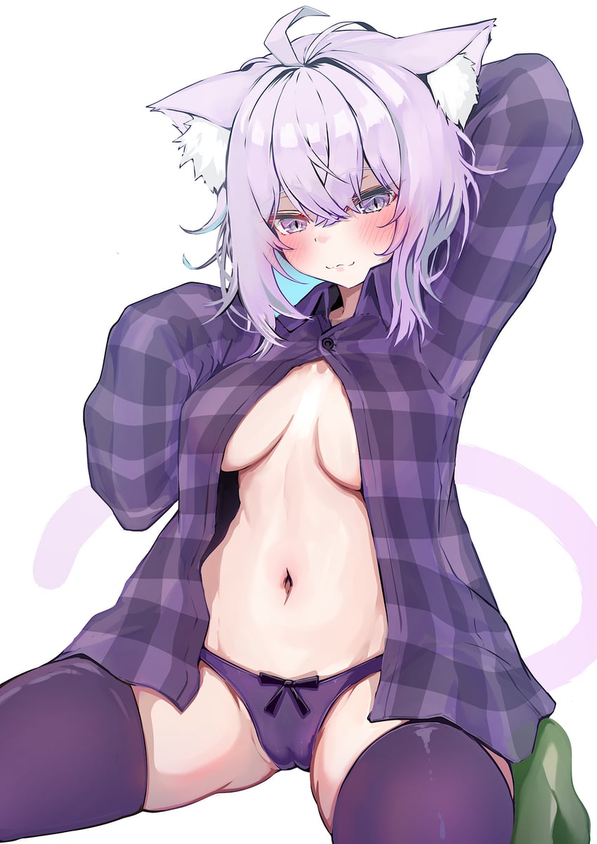 nekomata okayu (hololive and 1 more) drawn by kajimakoto