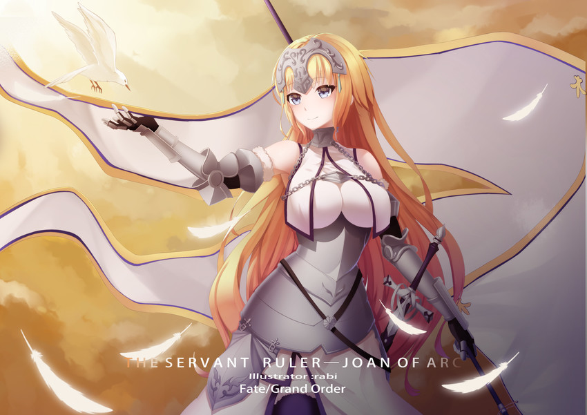 jeanne d'arc (fate and 1 more) drawn by rabi_(17865662561)