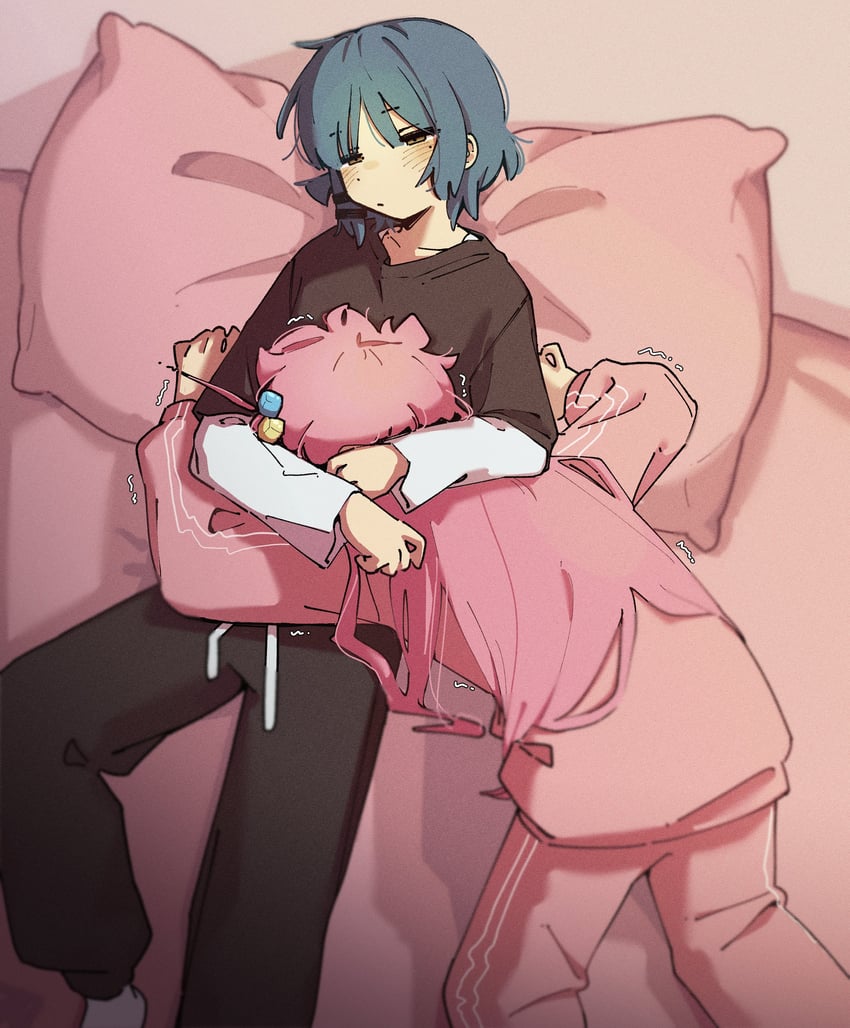 gotoh hitori and yamada ryo (bocchi the rock!) drawn by machuuu68