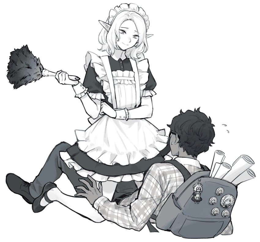 mithrun and kabru (dungeon meshi) drawn by norinorirandom