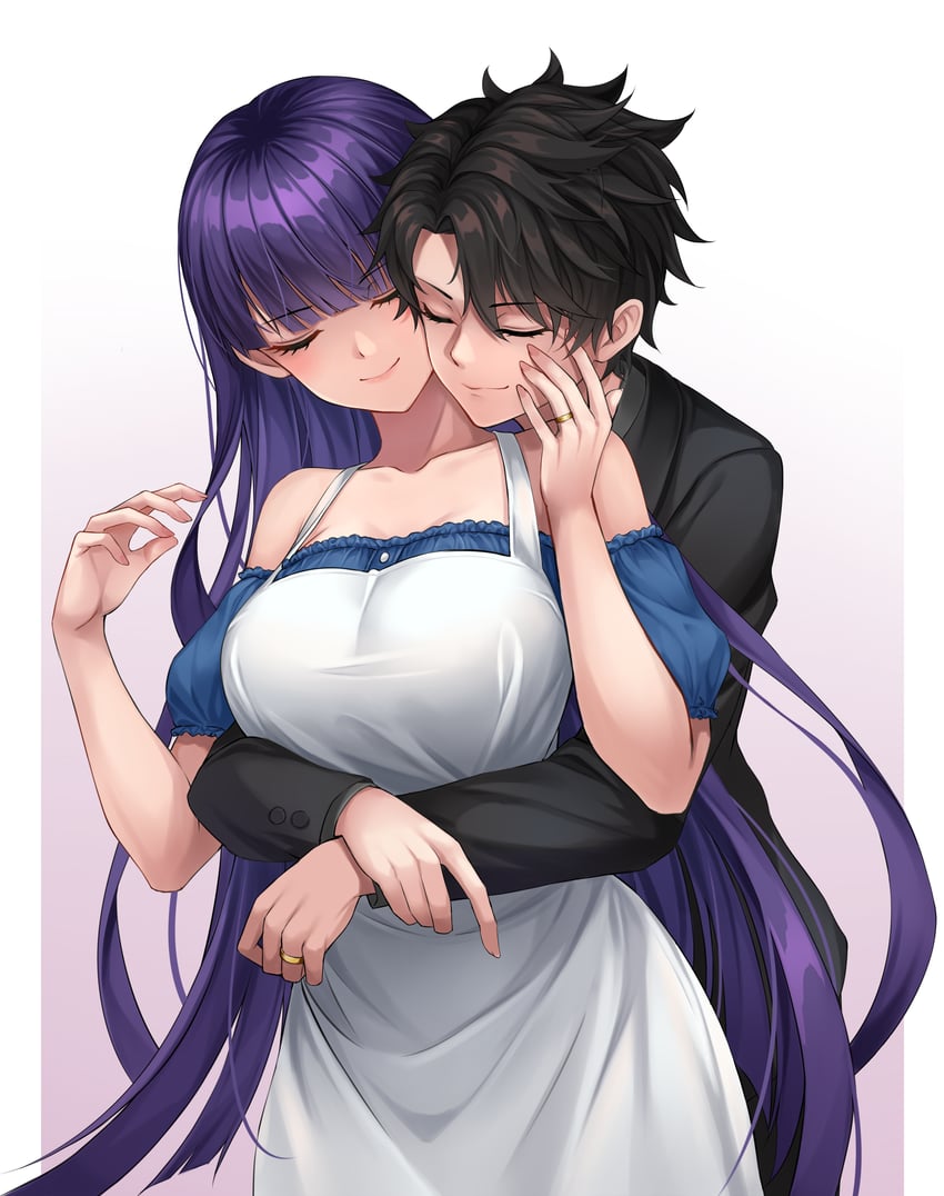 fujimaru ritsuka and martha (fate and 1 more) drawn by ianzky