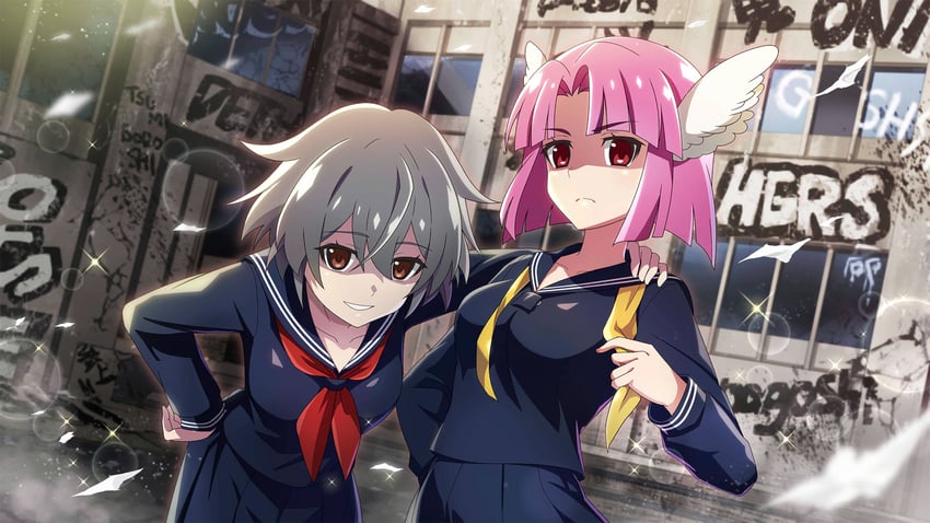 kimiyoshi kazuho and tamurahime no mikoto (higurashi no naku koro ni and 1 more)
