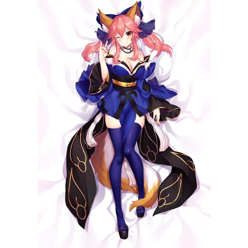 tamamo and tamamo no mae (fate and 4 more) drawn by erspace