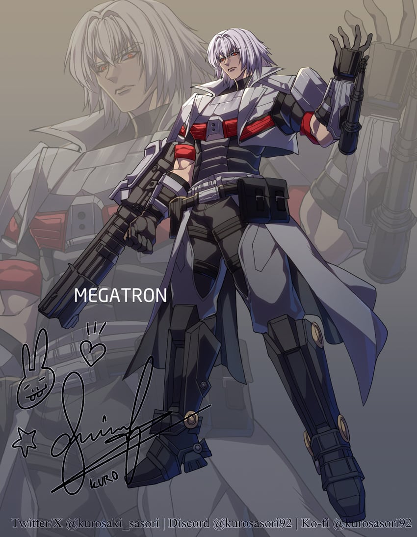 megatron (transformers and 1 more) drawn by kurosaki_sasori