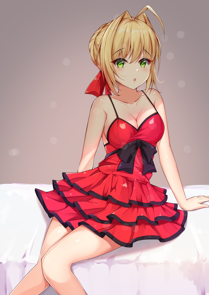 nero claudius (fate and 2 more) drawn by catnnn