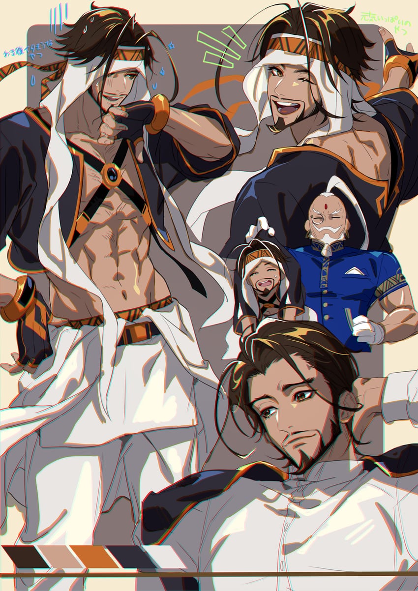 rashid and azam (street fighter and 1 more) drawn by tantan_notan