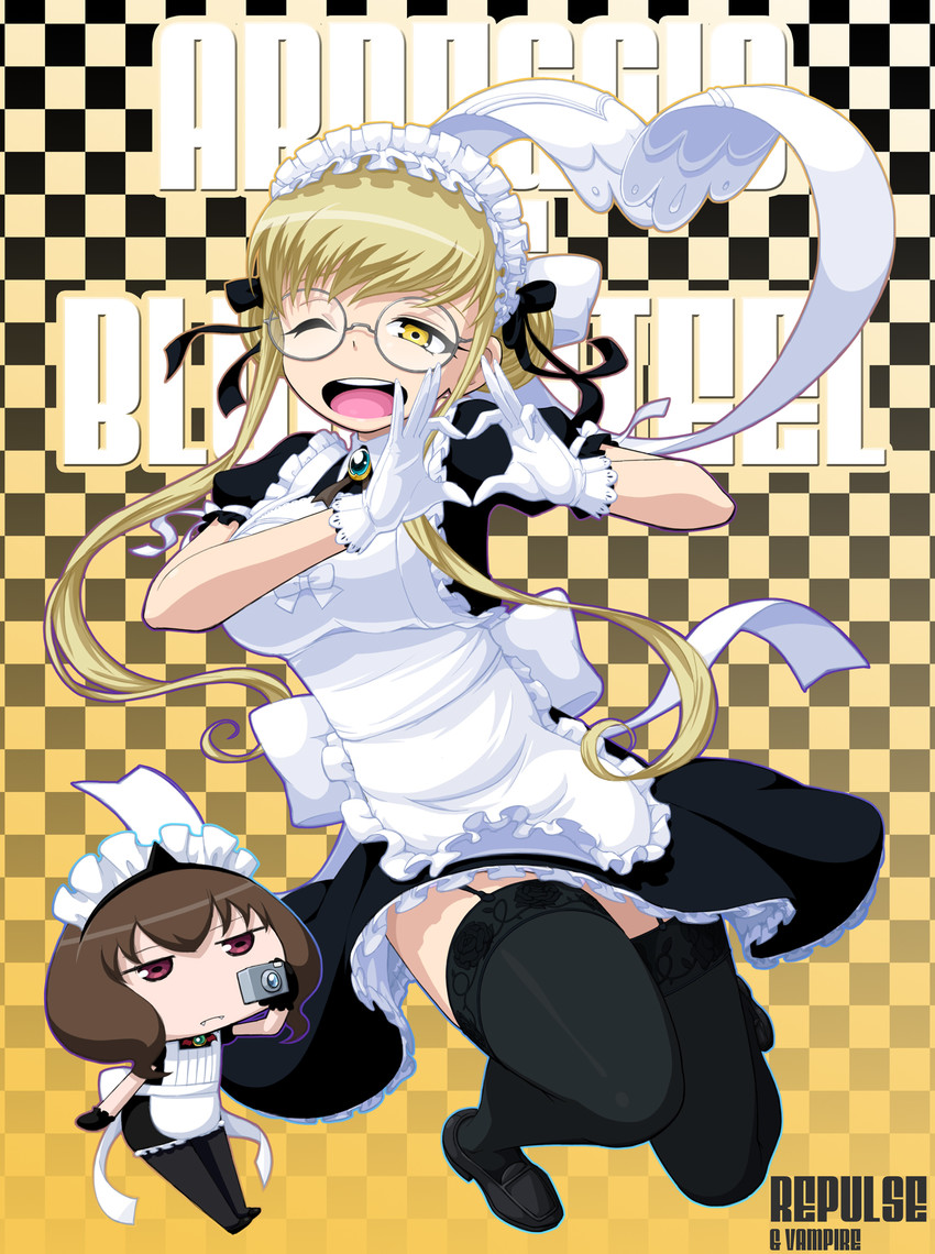 vampire and repulse (aoki hagane no arpeggio) drawn by kamo_3
