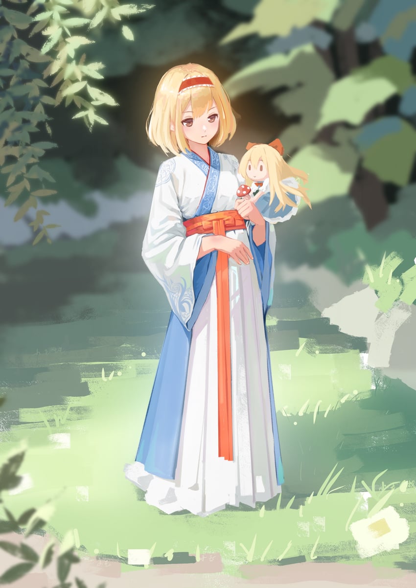 alice margatroid and shanghai doll (touhou) drawn by xiaoyu_yao_(htx1993601)