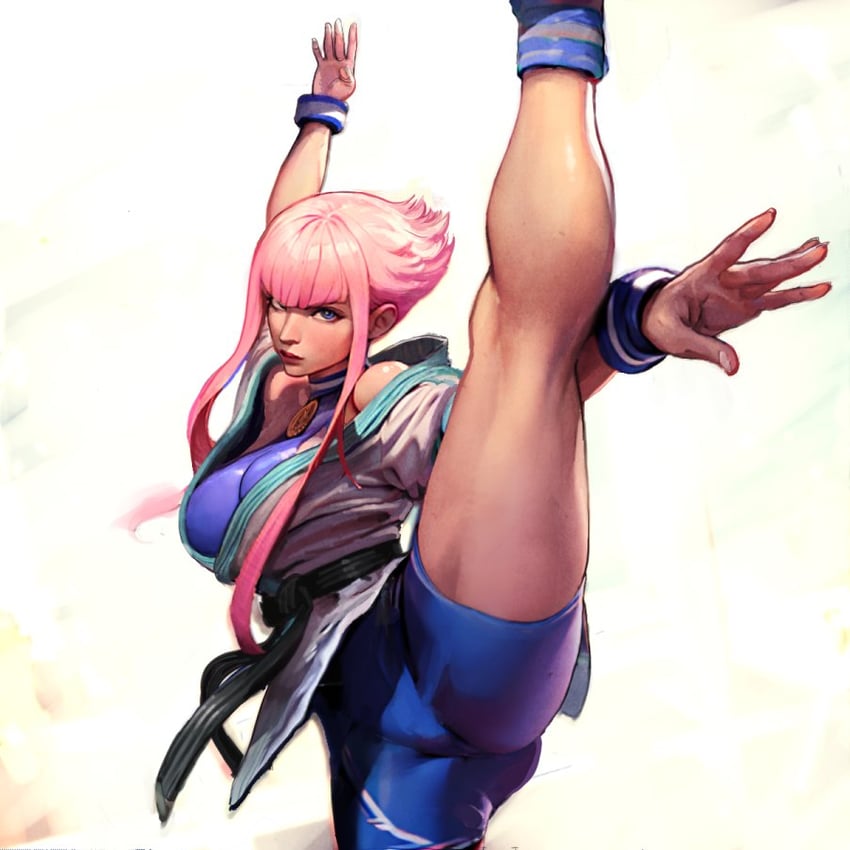 manon legrand (street fighter and 1 more) drawn by nao3art