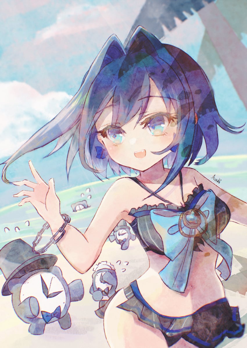 ouro kronii and kronie (hololive and 1 more) drawn by asashi_kaede