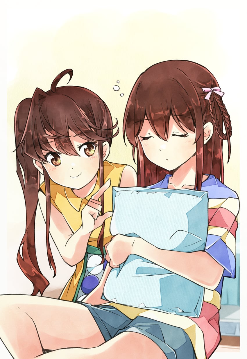 tachikawa ayaka and toda jun (22/7) drawn by trefle_r