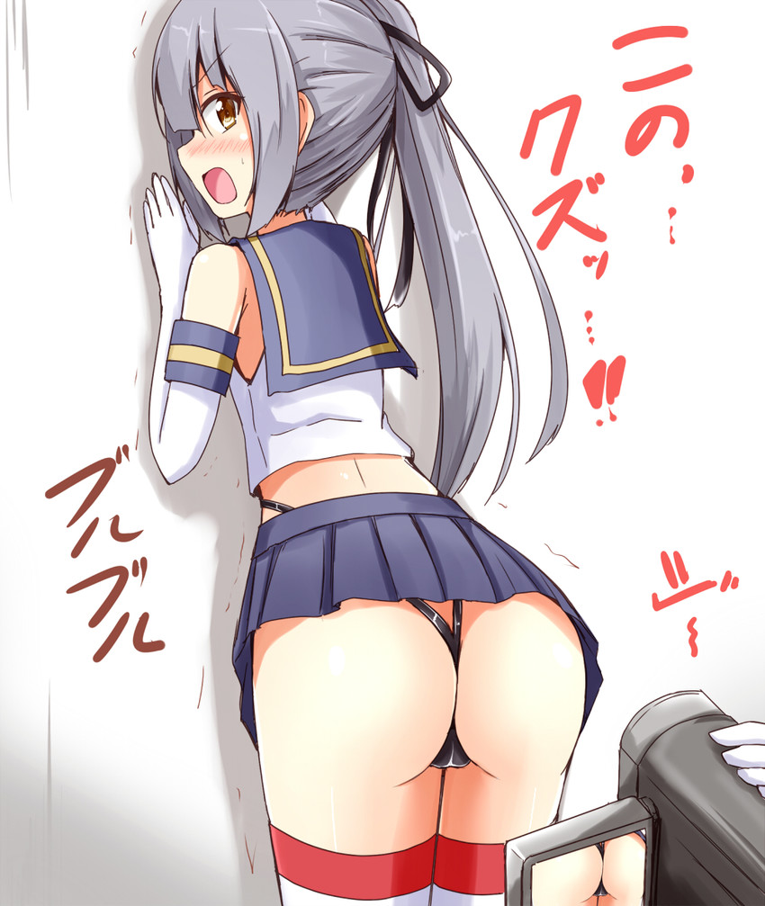 shimakaze, kasumi, and kasumi kai ni (kantai collection) drawn by aikawa_ryou