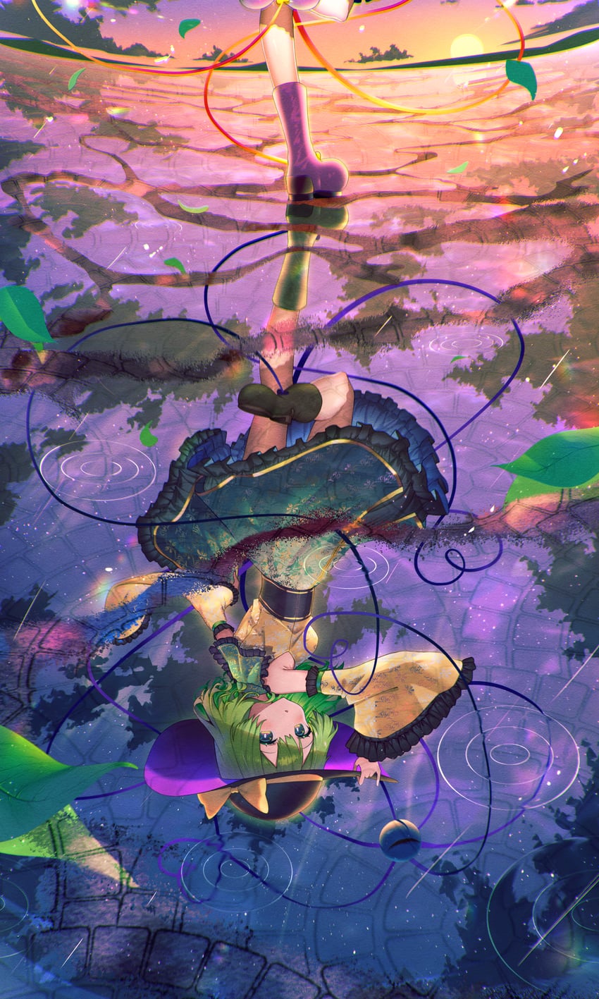 komeiji koishi and komeiji satori (touhou) drawn by kiramarukou