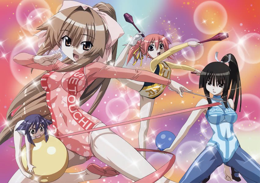 seto sun, edomae lunar, shiranui akeno, and maki (seto no hanayome) drawn by morita_kazuaki