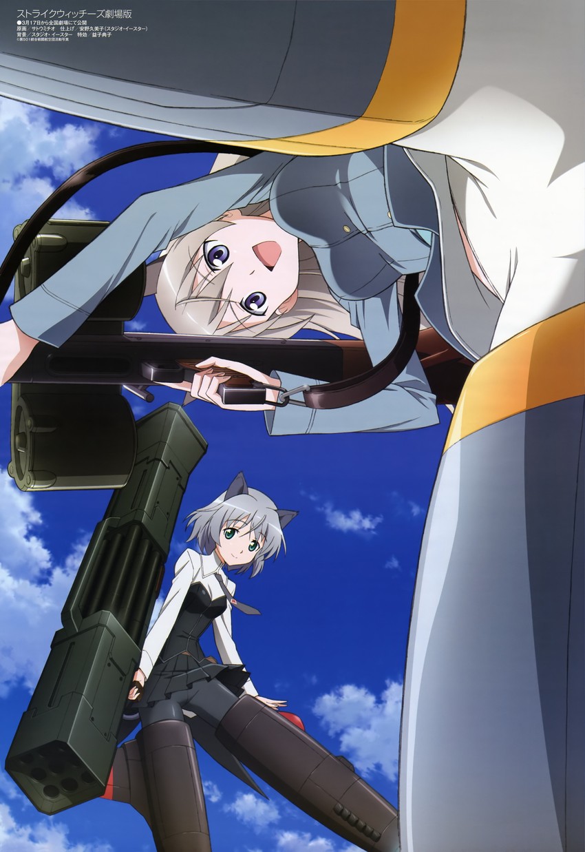 sanya v. litvyak and eila ilmatar juutilainen (world witches series and 2 more) drawn by satou_michio