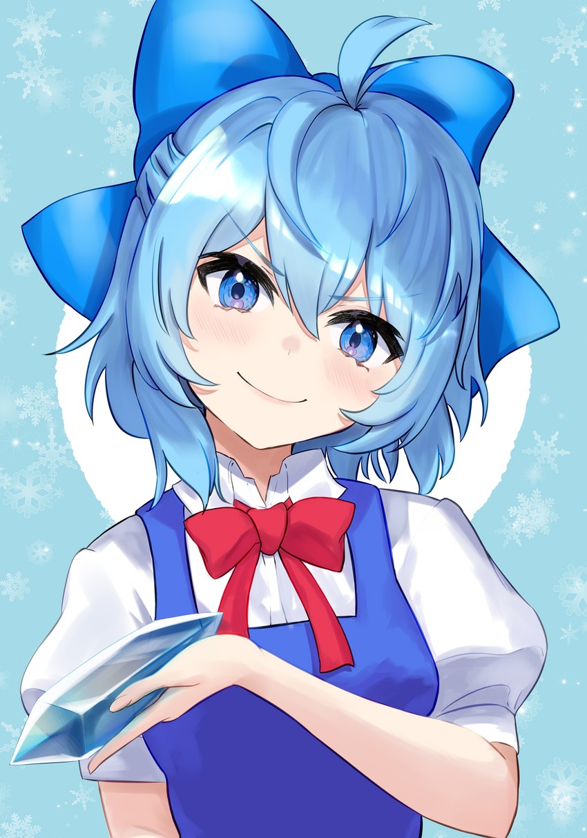 cirno (touhou) drawn by yanagi_(soke_yanagi)