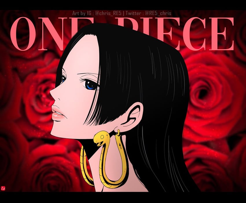 boa hancock (one piece) drawn by chris_re5