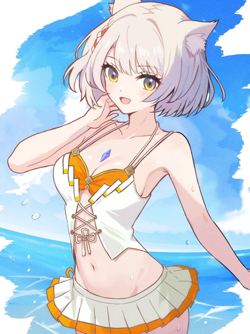 mio (xenoblade chronicles and 1 more) drawn by yuurururun