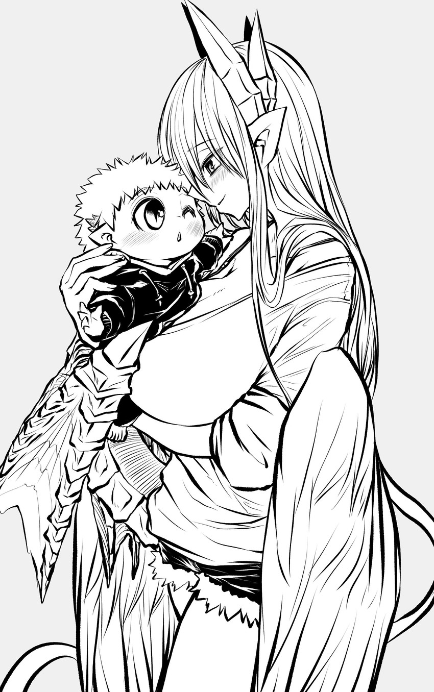 lorem and gospel (musuko ga kawaikute shikatanai mazoku no hahaoya) drawn by zyugoya