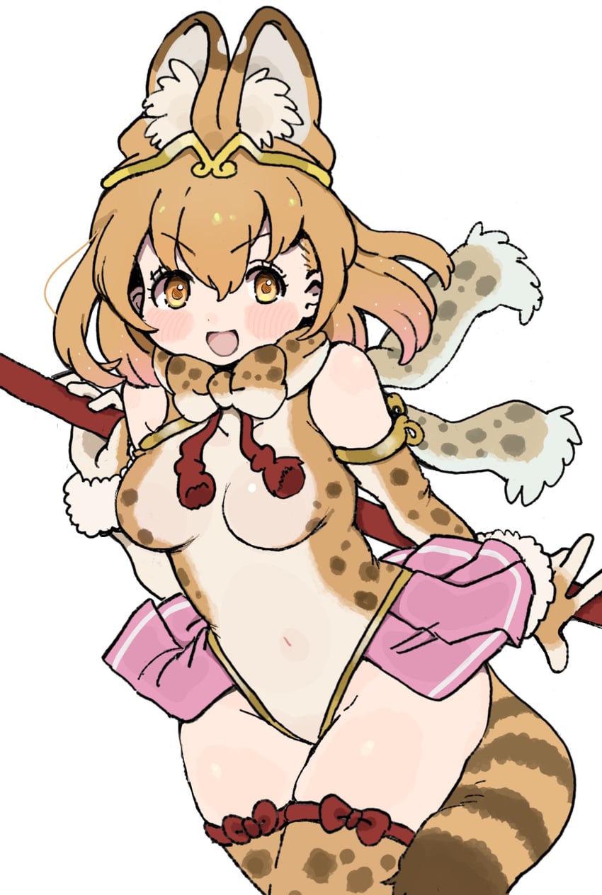 serval (kemono friends and 1 more) drawn by 010mzam