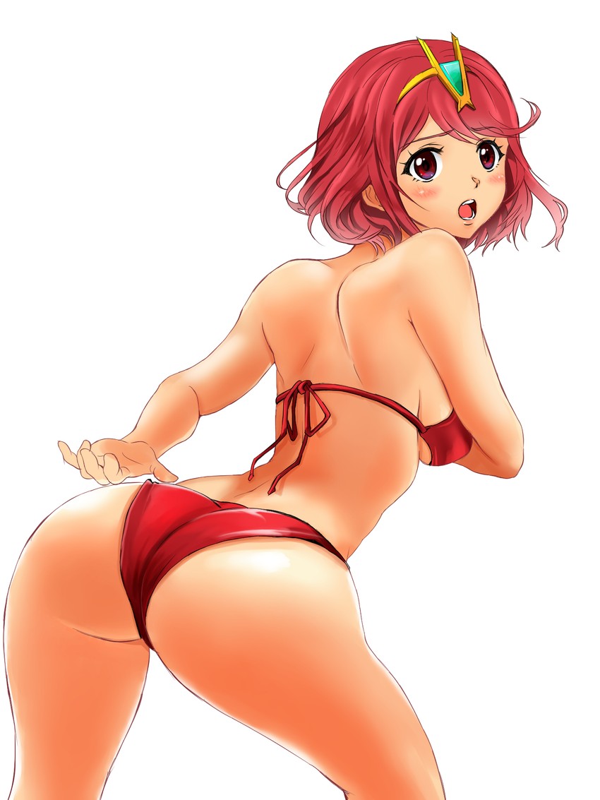 pyra (xenoblade chronicles and 1 more) drawn by yuuuun0218