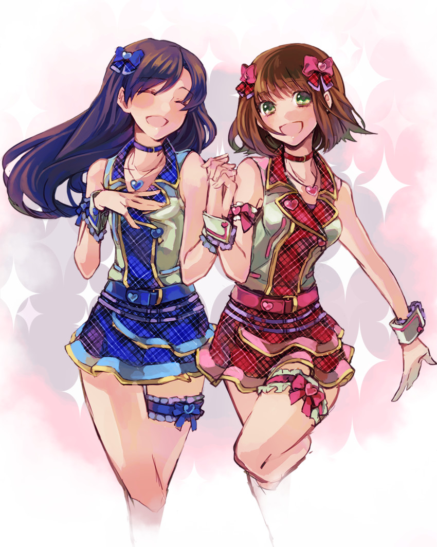 kisaragi chihaya and amami haruka (idolmaster and 1 more) drawn by senzoku_senri