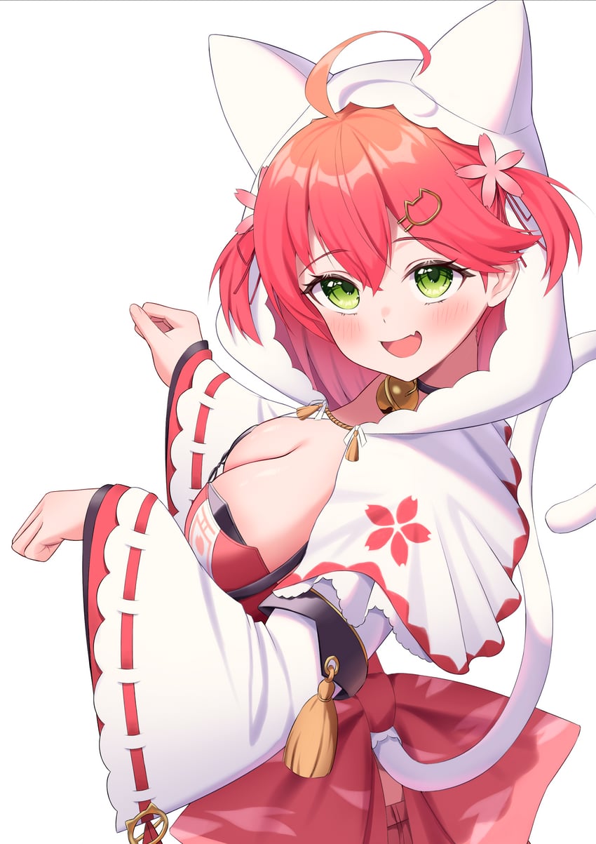 sakura miko (hololive) drawn by kumoru_(kumoru_145)